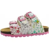 Jane Klain : Chaussures pour filles, sandales blanches, style décontracté