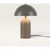 LUSENZ - Lampe de table Asteri 25W E14 Métal taupe IP20 intérieur