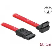 DeLOCK Câble SATA -, gauche / droit (50 cm, SATA)