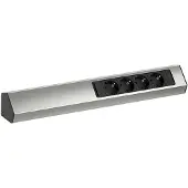 Bachmann Rallonge électrique , modèle CASIA 2 4xCEE7/3 2,0 m AEH, grise