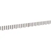vidaXL Tissu de remplacement pour tablier d'auvent en polyester