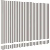 vidaXL , tissu de remplacement pour stores, gris clair et blanc, 481 x 295 cm, polyester