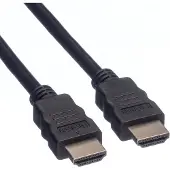 Roline HDMI High Speed Cable with Ethernet - Câble HDMI avec Ethernet - HDMI mâle pour HDMI mâle - 15 m - blindé - noir