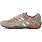 Geox Baskets basses 'Uomo Snake' camel / taupe / blanc