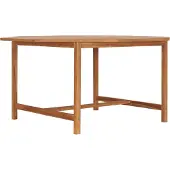 Syfax Table de jardin 150x150x75 cm Bois de teck solide