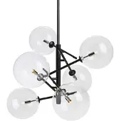 Markslöjd Andrew hauteur 60 cm noir 6-flamme sphérique