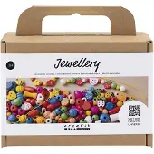 Creativ Company Kit de création de bijoux Mini Couleurs gaies