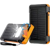 2GO Notfall-Powerbank 10000mAh Solar-& Handkurbel-Aufla.