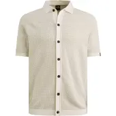 Vanguard Cardigan Manches Courtes Écru
