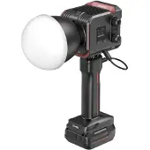 SmallRig 4897 Rc 100b Cob Kit Battery Grip Handle Led Spotlight Argenté