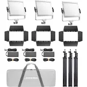 Godox Litemons LP400R Panneau lumineux à LED RGB 3 light kit, Lumière continue, Blanc