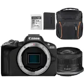 Canon EOS R50 noir + RF-S 18-45 Kit Holiday