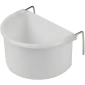 Nobby gamelle avec crochet métallique blanc, capacité : 75 ml