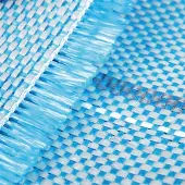 BC-Agentur Tapis d'auvent Camping résistant aux intempéries bleu clair 300x300 cm