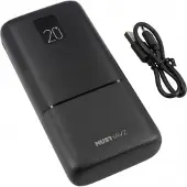 Musthavz 20W Alimentation électrique Powerbank 20,000 mAh black - MHPWRPD20A004BLK