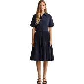 Gant 4503486 Short Sleeve Short Dress Bleu 32 Femme