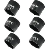 VAR Mtb Suspension Top Cap Wrench Socket Argenté 26 mm