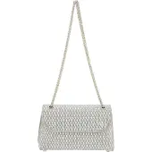 Faina Sac bandoulière gris argenté / argent