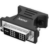 Hama Adaptateur vidéo, fiche DVI - port VGA, Full-HD 1080p