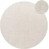 Tapis.nl Tapis moderne Tokko crème 120 cm rond