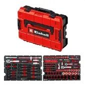 Einhell Mallette à outils pour l'automobile, 370515, E-Case, 121 pièces