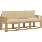 vidaXL Ensemble de canapés d'extérieur 3 pièces