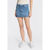 HUGO Galanie 10278470 Blue Denim Skirt Bleu S Femme