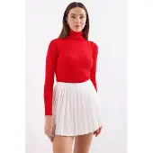 Big Dart Pull-over rouge