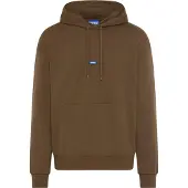 HUGO Nalonso Blue Hoodie Marron S Homme