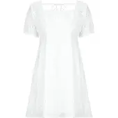 Noisy May Robe courte NMASHLEY femmes - Blanc - EU S