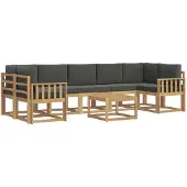 vidaXL : Ensemble de canapés d'extérieur, 6 pièces.