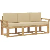 vidaXL Ensemble de canapés d'extérieur 3 pièces