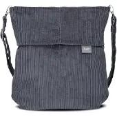 Zwei Sacs à main 'MADEMOISELLE' bleu-gris