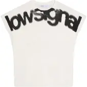 Bershka T-Shirt noir / blanc