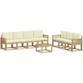 vidaXL Ensemble de canapés d'extérieur , 7 pièces