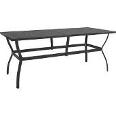 vidaXL Table de jardin anthracite 190x80x72 cm Acier