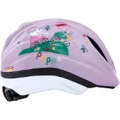 Bike Fashion CASQUE DE VELO POUR ENFANTS "Peppa Pig" Système de fermeture à clip avec coussinet pour le menton