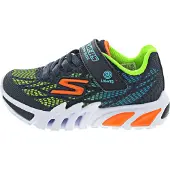SKECHERS Baskets 'Flex-Glow Elite - Vorlo' turquoise / bleu nuit / vert clair / orange