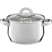 Kuketo Pot en acier inoxydable avec couvercle 4,8 l Berry