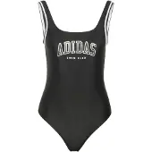 Adidas Maillot de bain sport noir / blanc