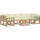 vidaXL Ensemble de canapés d'extérieur 6 pièces