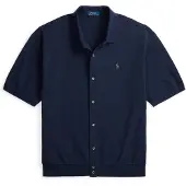 Ralph Lauren pour homme. 710B18514003 Chemise Sport marine (XL), Casuel, Coton, Manche courte