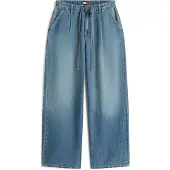 Tommy Hilfiger Jean à pince 'Drawstring Loose Wide Leg With' bleu denim