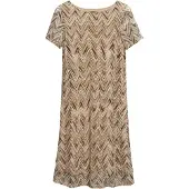 s.Oliver Black Label Robe beige clair / marron