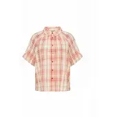 Soyaconcept Chemisier 'Farus' abricot / rouge / blanc