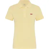Levi's Slim Short Sleeve Polo Jaune S Femme