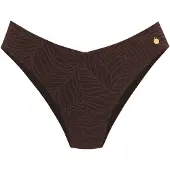 LASCANA Bas de bikini brun foncé