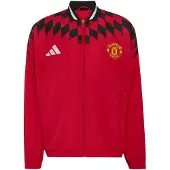 Adidas Veste De Survêtement Stade Manchester United - Rouge, Rouge