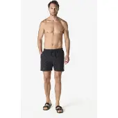 KOROSHI Shorts de bain gris foncé / noir