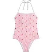 Tommy Hilfiger Uw0uw06540 Halter Swimsuit Rose S Femme